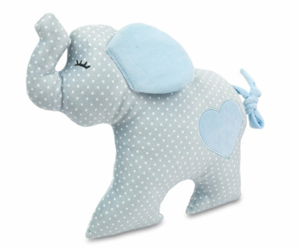 Plyšová hračka / polštářek SLON SLEEP WELL® (30 cm, modrý)
