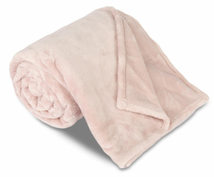Extra teplá deka mikroflanel SLEEP WELL® 150x200cm (480 g/m2) šedobéžová
