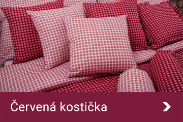 Povlečení kostička červená