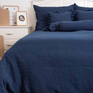 Pro milovníky tmavě modré 💙MUŠELÍNOVÉ POVLEČENÍ 💙 Zažijte božskou jemnost a vzdušný luxus s naším povlečením ze 100%...